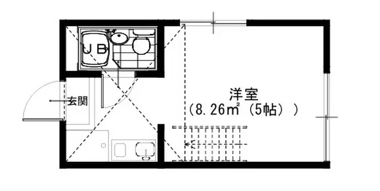 内田ハイツ 1階階 間取り