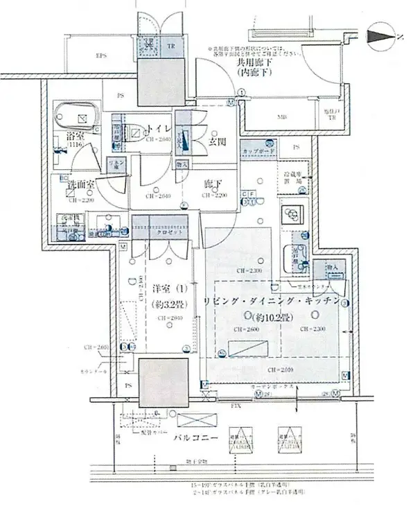 Brillia Tower池袋West 2階階 間取り