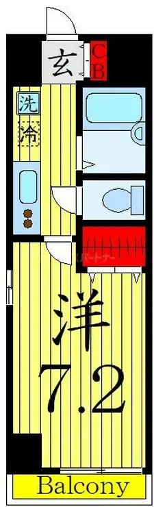メゾン桐生 5階階 間取り