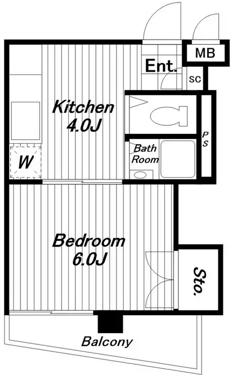 東武ハイライン東山 5階階 間取り