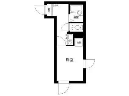 フェッロヴィア桜台(1K/2階)の間取り写真