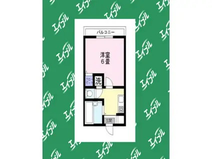 メゾンド・ティファニーIII(1K/1階)の間取り写真