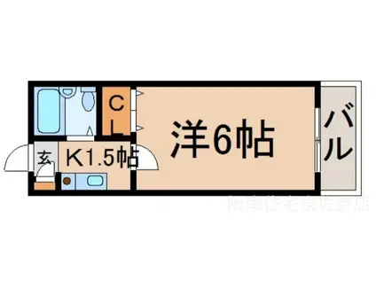 アーバンシェトワ(1K/3階)の間取り写真
