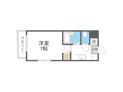 アプリーレ垂水(3LDK/3階)の間取り写真