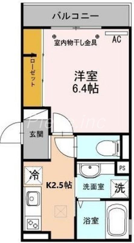 ビルボード淡路駅前(1K/1階)の間取り写真