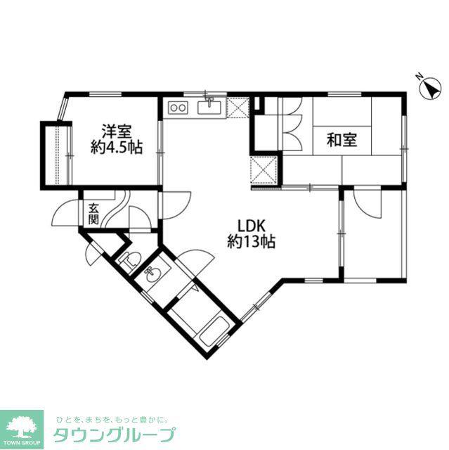 GOLD COAST SWEET(2LDK/3階)の間取り写真