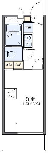 レオパレスエスぺランサ(1K/2階)の間取り写真