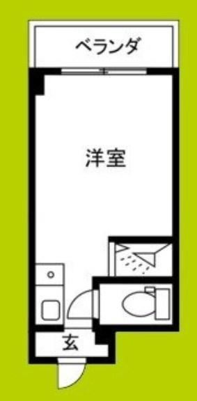 清水728ハイツ(ワンルーム/3階)の間取り写真
