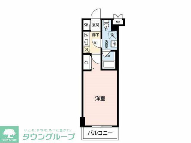 マイナビSTAYベルディール高島平(1K/3階)の間取り写真