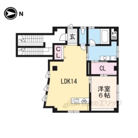 DUALVIEW(1LDK/3階)の間取り写真