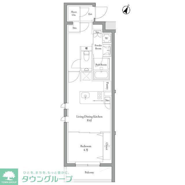 MATSU5588(1LDK/2階)の間取り写真