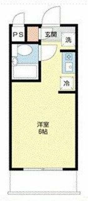 フィオーレ王子(1K/5階)の間取り写真