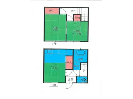 小泉コーポ(3K/1階)の間取り写真