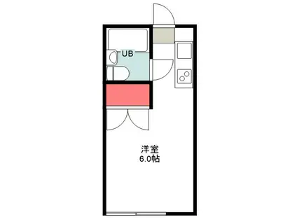 NT東長崎コーポⅡ(ワンルーム/1階)の間取り写真