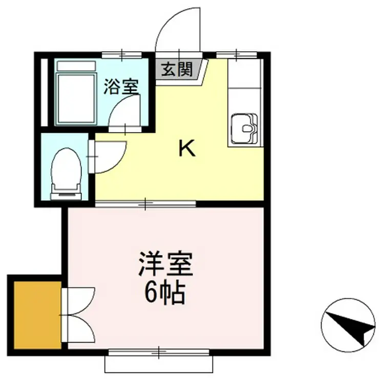 さぎたハイツ 2階階 間取り