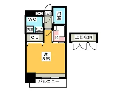 エステート・モア・平尾パージュ(1K/13階)の間取り写真