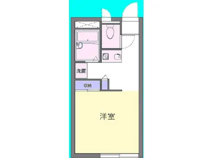 INOW(1K/1階)の間取り写真