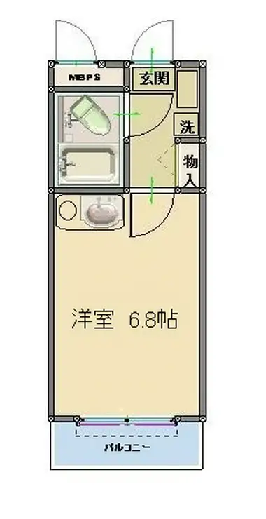 ライオンズマンション清瀬第2 3階階 間取り