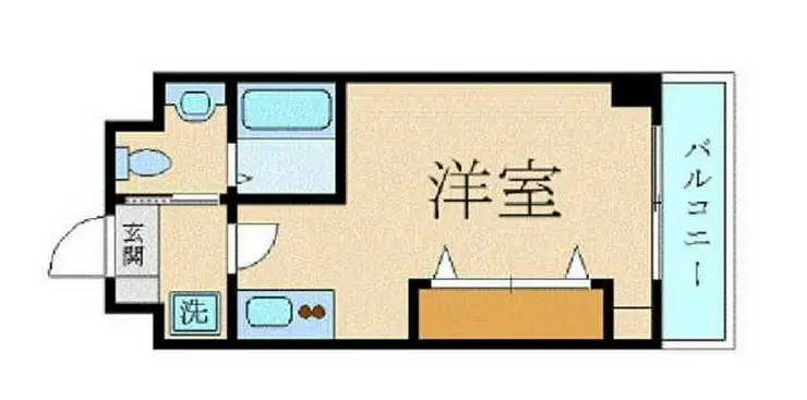 スカイコート両国壱番館 4階階 間取り