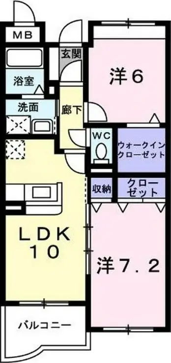 ソレイユ相模が丘 3階階 間取り