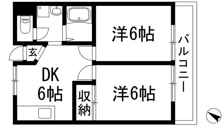 浅草タワー 2階階 間取り