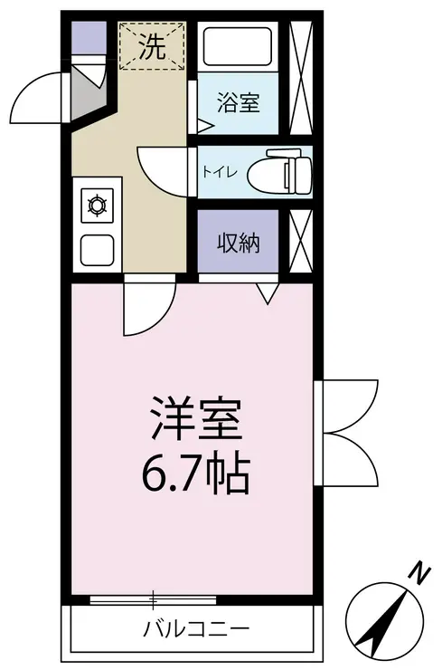 メゾン西原 3階階 間取り