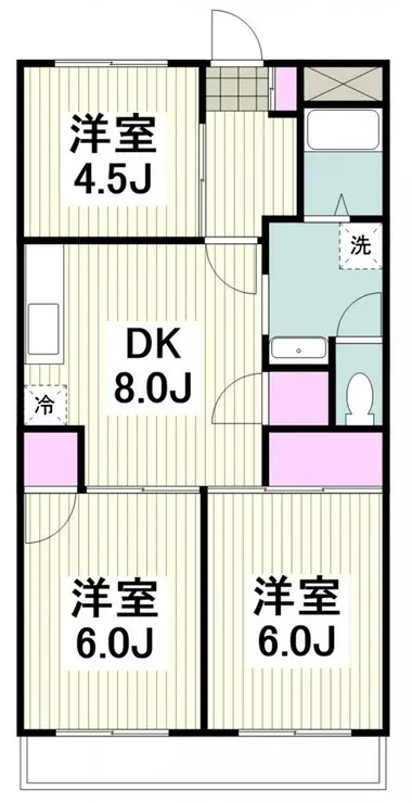 パストラルハイム 4階階 間取り