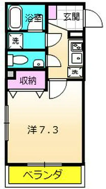 レグルス中央林間 2階階 間取り