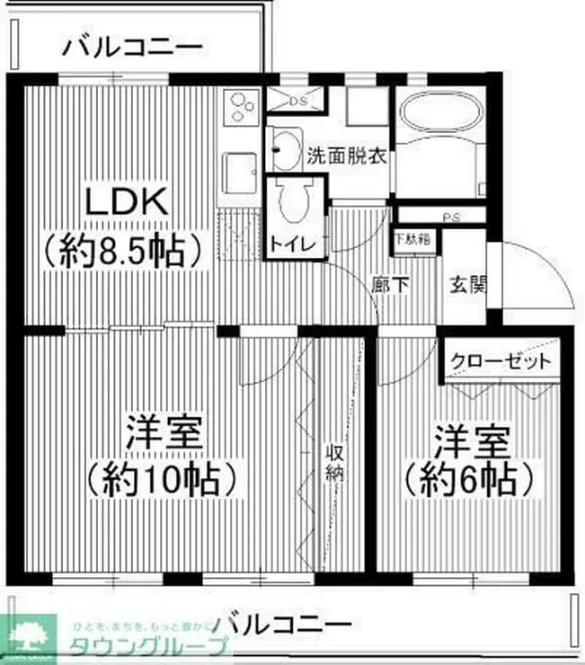 オリーブガーデン 3階階 間取り