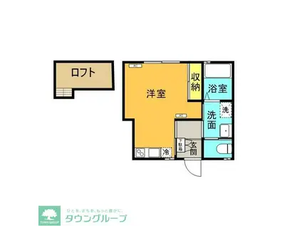 サンシャイン荻窪(ワンルーム/2階)の間取り写真