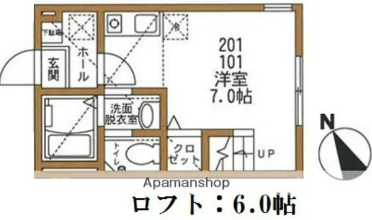 ハーミットクラブハウス追浜ヒルズ 1階階 間取り