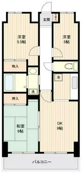 COMODO宮崎台 7階階 間取り