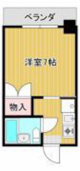 スコールビル(1K/3階)の間取り写真
