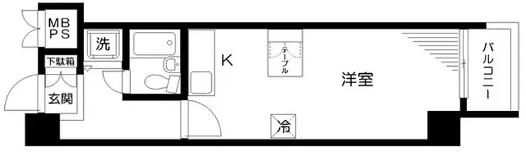 日神パレステージ御茶ノ水 9階階 間取り
