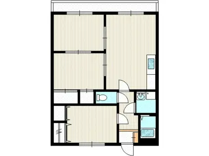 ルミエール・ミツダ(3LDK/3階)の間取り写真