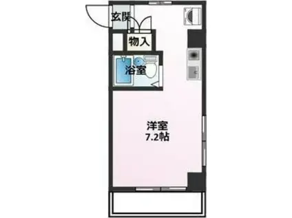 スルガアーバンビレッジ(ワンルーム/5階)の間取り写真