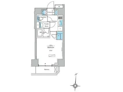 ウィルテラス森下四丁目(1K/5階)の間取り写真