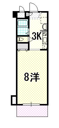 フィットハイム北本町(ワンルーム/4階)の間取り写真
