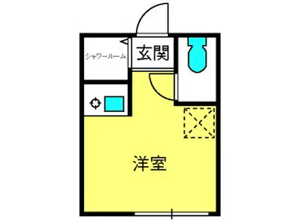 TOKYOβ大宮(ワンルーム/1階)の間取り写真