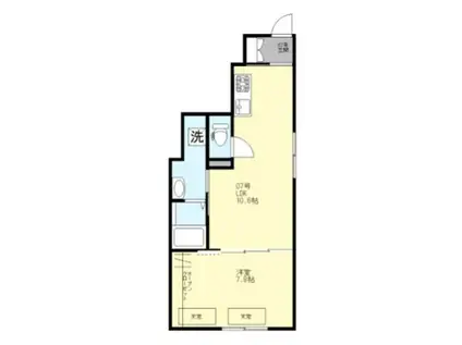 39 VILLA NUKUI(1LDK/1階)の間取り写真