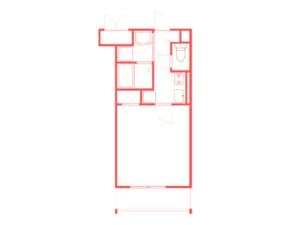 グランシャリオ(1K/3階)の間取り写真