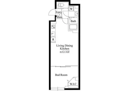 グランパセオ大岡山(1LDK/B1階)の間取り写真