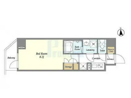 コンフォリア成増(1K/5階)の間取り写真