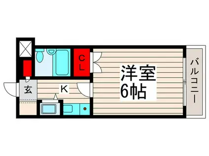 メインステージ梅島駅前(1K/5階)の間取り写真