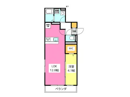 DAIWAHOUSEセキュリティジュネス大橋駅前(1LDK/2階)の間取り写真