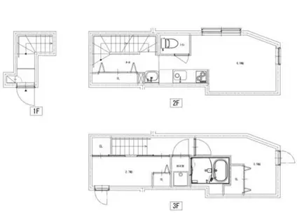 ソルナクレイシア雑司が谷(2LDK/2階)の間取り写真