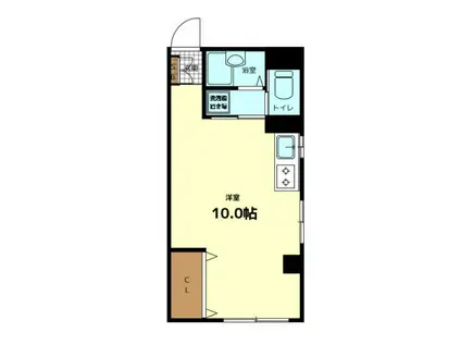 アクセス新小岩(ワンルーム/3階)の間取り写真