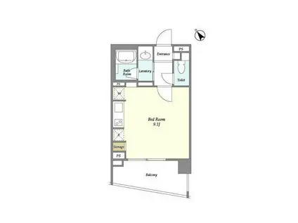 テラス八丁堀(ワンルーム/5階)の間取り写真