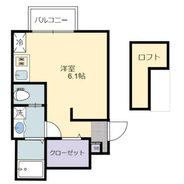 あんしん日置荘西町08-2012(ワンルーム/1階)の間取り写真