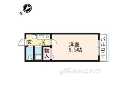 MY・LY・ANE(1K/5階)の間取り写真